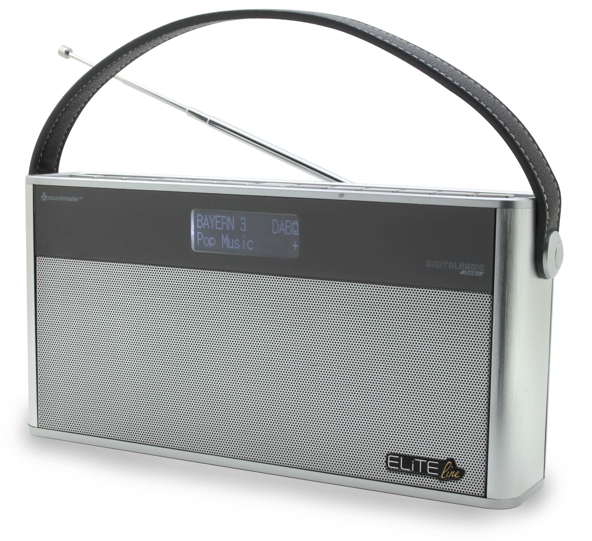 SOUNDMASTER DAB 750 SI Kofferradio, Digital, DAB+, Silber FM