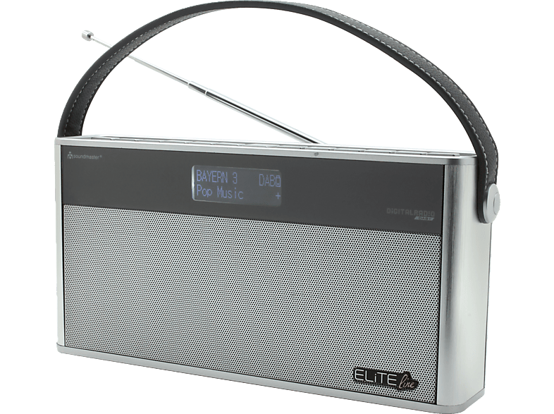 SOUNDMASTER DAB 750 SI Kofferradio, Digital, DAB+, Silber FM
