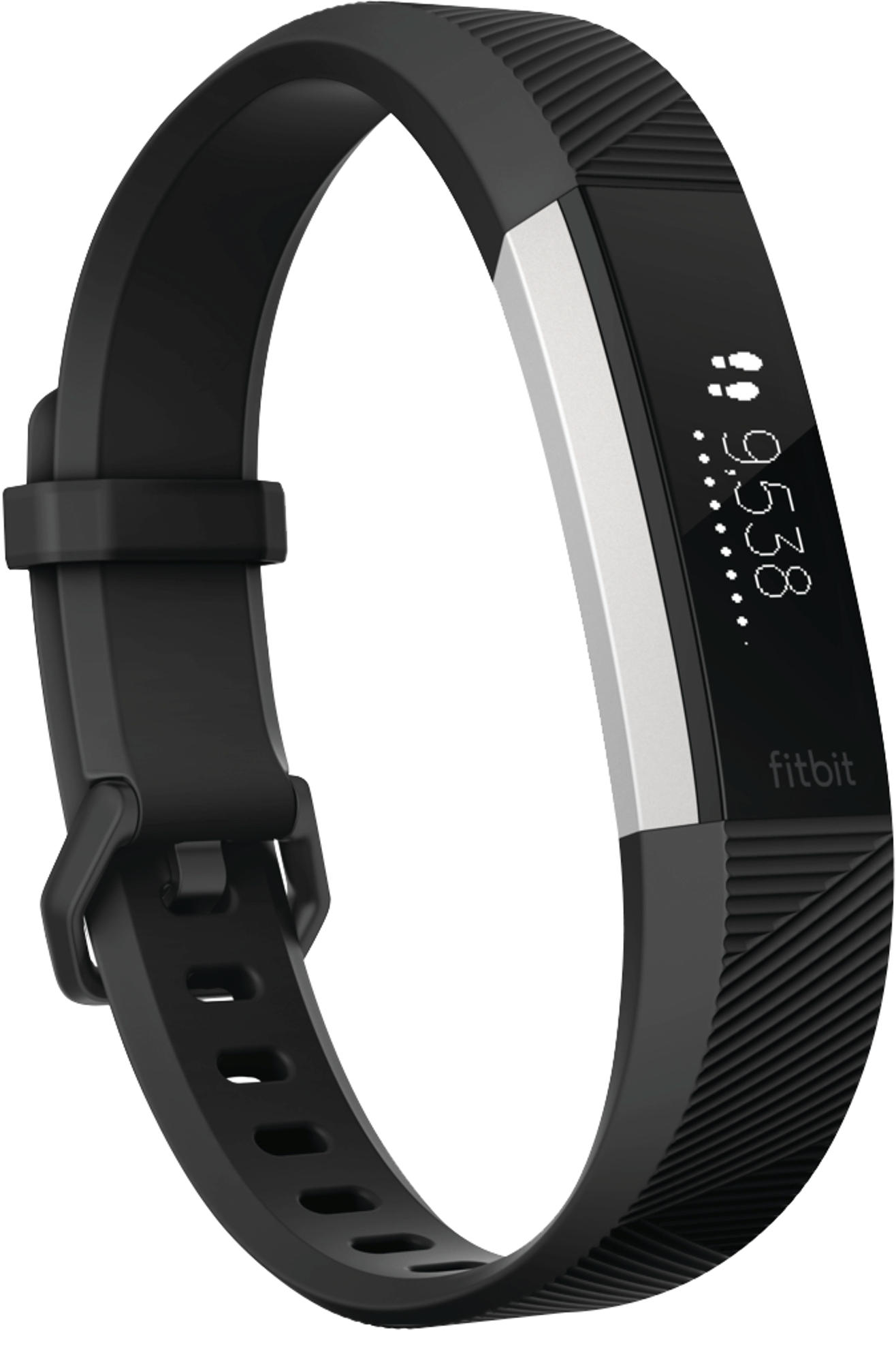 FITBIT Alta HR, Fitness Tracker, L, Schwarz