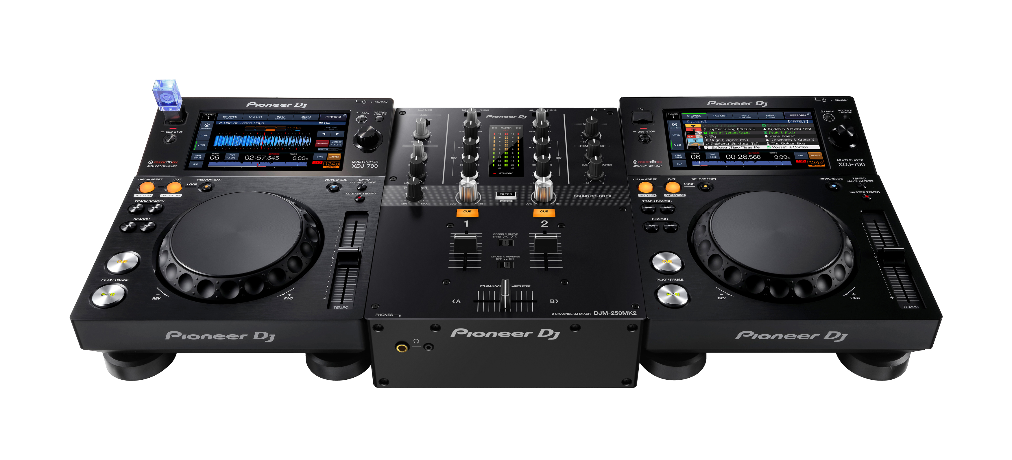 PIONEER DJ DJM-250MK2 DJ-Mixer, Schwarz