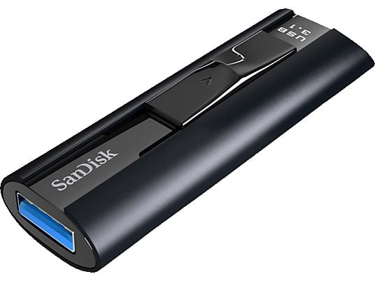 SANDISK Extreme PRO® - USB-Stick  (256 GB, Schwarz)