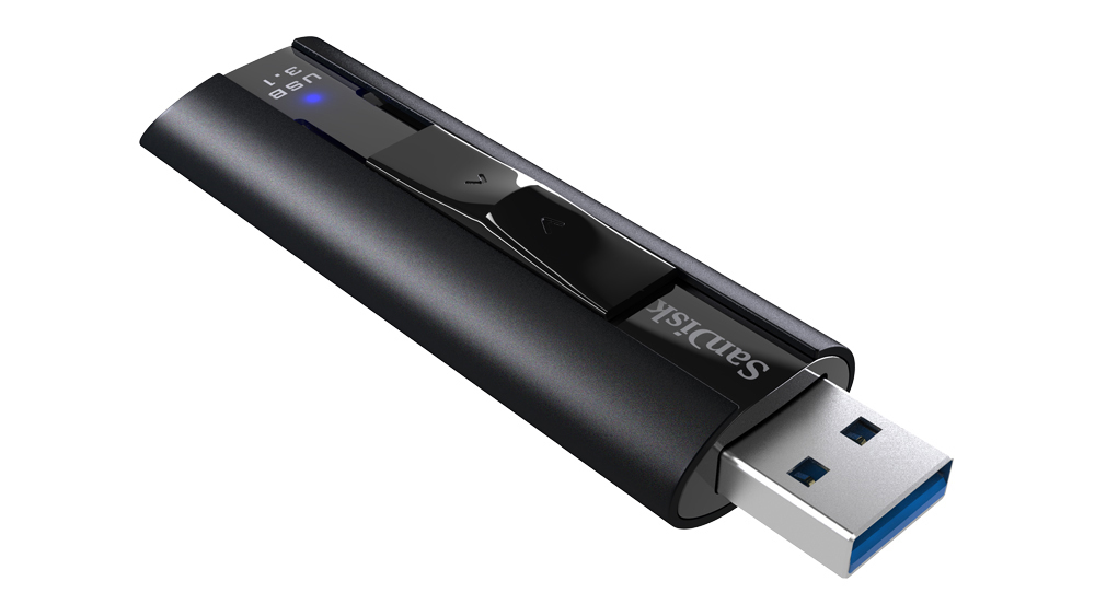 SANDISK Extreme Pro 256 420 MB/s, GB, Schwarz Flash-Laufwerk, USB