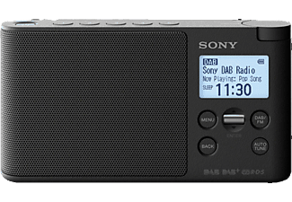 SONY Digitalradio XDR-S41D mit DAB+, FM, Vollpunkt-LCD-Display und Wecker, schwarz