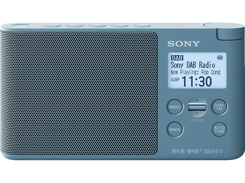 SONY XDR-S41D FM, PLL-Synthesizer, DAB+, Radio, Blau DAB