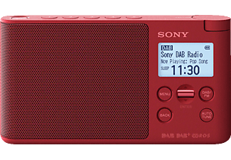 SONY XDR-S41DR - Küchenradio (DAB+, FM, Rot)