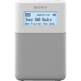 SONY XDR-V20DW - Uhrenradio (DAB+, FM, Weiss)