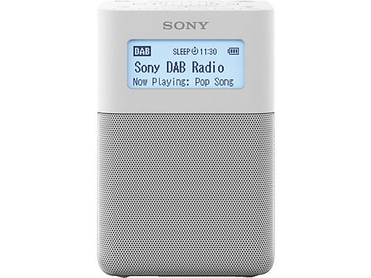 SONY XDR-V20DW - Radio-réveil (DAB+, FM, Blanc)