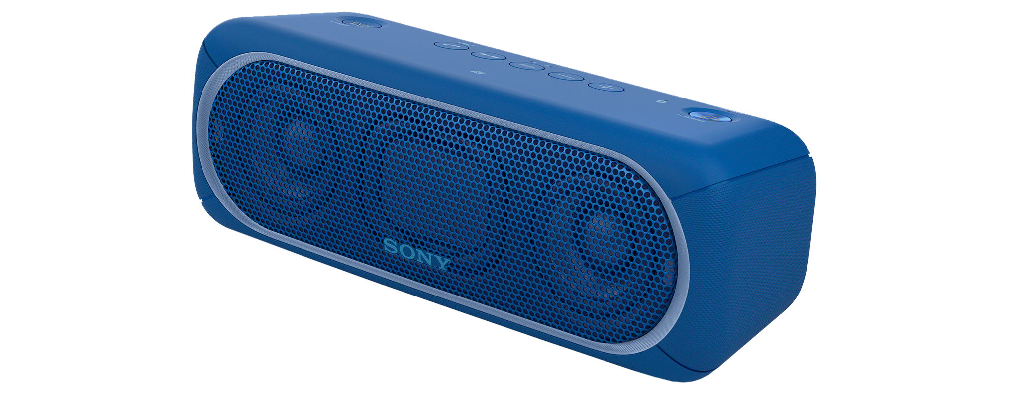 SONY SRS-XB30 Wireless Party Chain Bluetooth Lautsprecher, Blau, Wasserfest