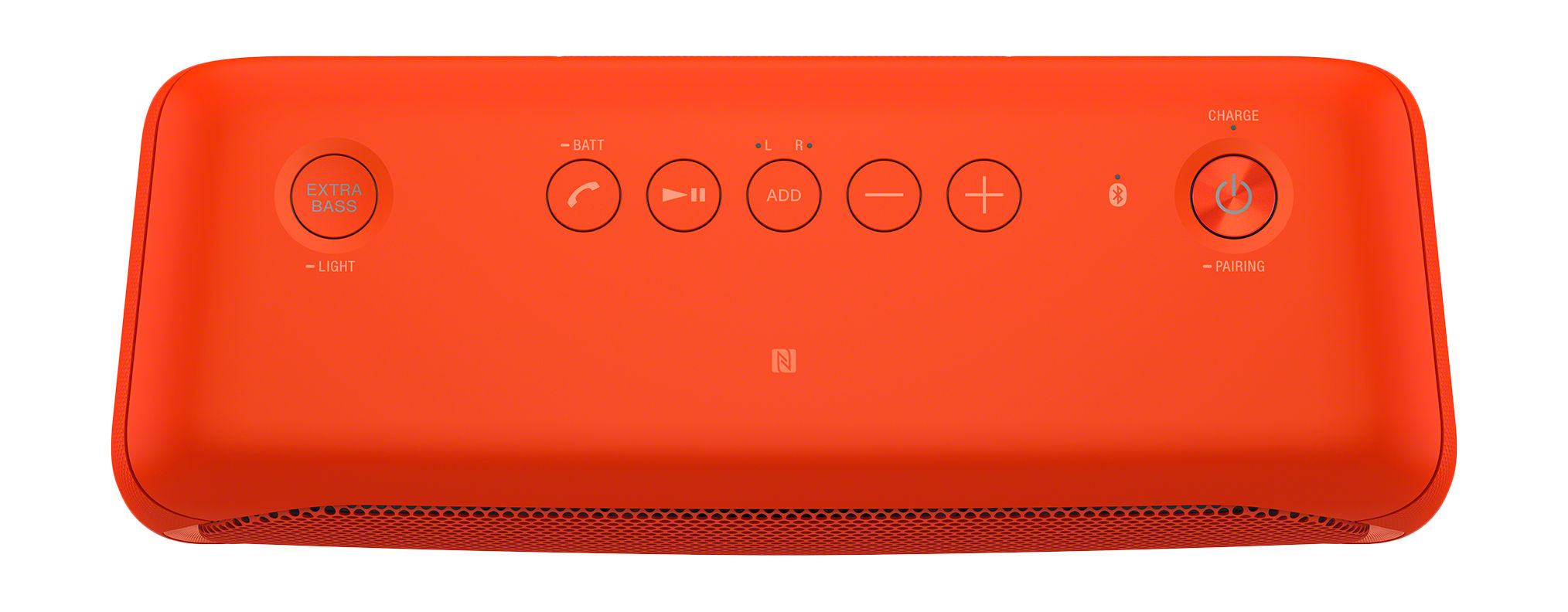 SONY SRS-XB30 Wireless Party Chain Bluetooth Lautsprecher, Rot, Wasserfest