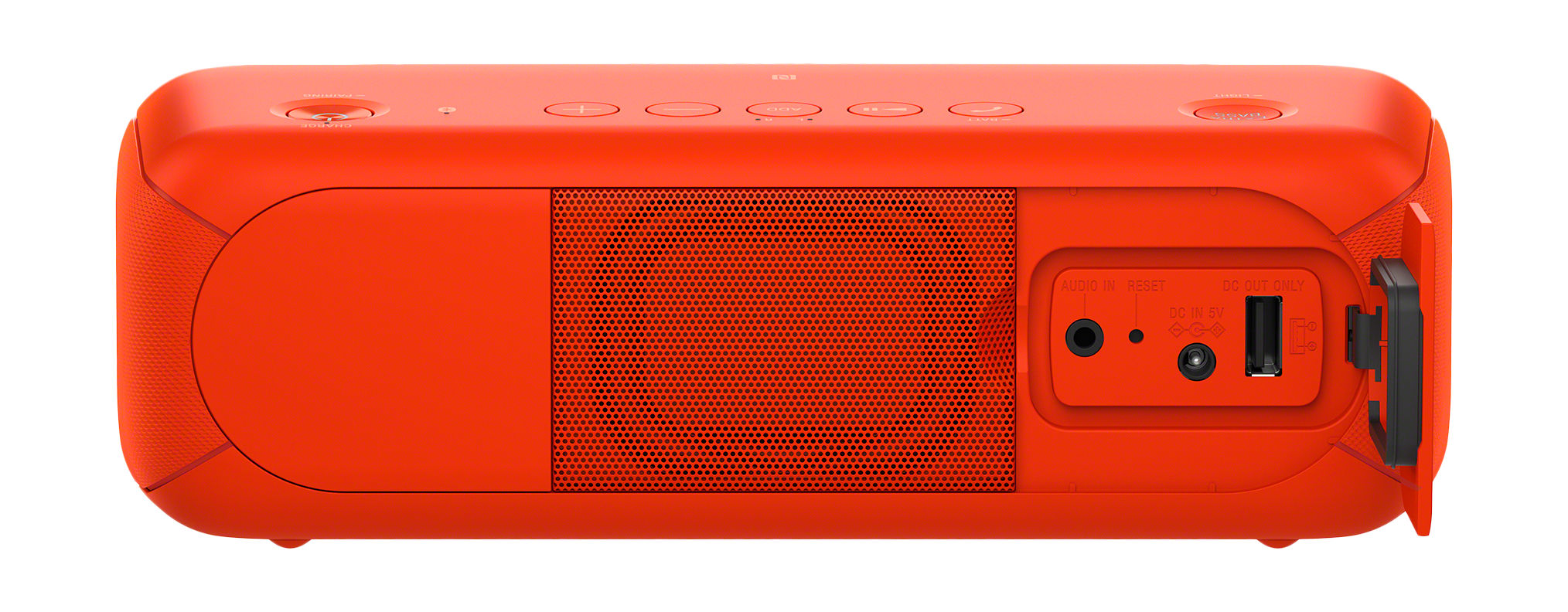 SONY SRS-XB30 Wireless Party Chain Bluetooth Lautsprecher, Rot, Wasserfest