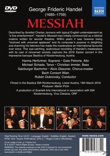 Hanna Herfurtner, Gaia Petrone, Michael Schade, Christian Immler, Bach Consort Wien, Salzburger Bachchor - Der Messias  - (DVD)