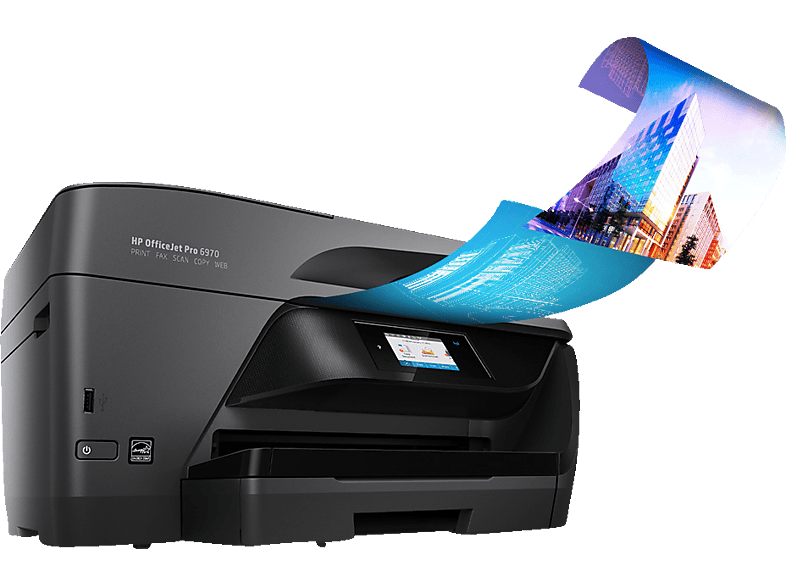 4 In 1 Multifunktionsdrucker Hp Officejet Pro 6970 Tintenstrahl 4 In 1 Multifunktionsdrucker Wlan Netzwerkfahig Tintenstrahl Mediamarkt