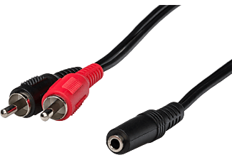 HAMA 43254 2 x RCA - 1 x 3,5 mm Jack adapter