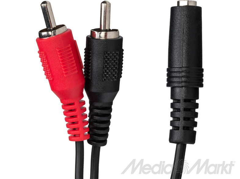 HAMA 43254 2 x RCA - 1 x 3,5 mm Jack adapter 