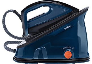 TEFAL Tefal GV6840 Effectis Anti-Calc - Vapore stiratura stazione - 2200 W - Nero/Blu - Ferro da stiro a caldaia (Nero/Blu)