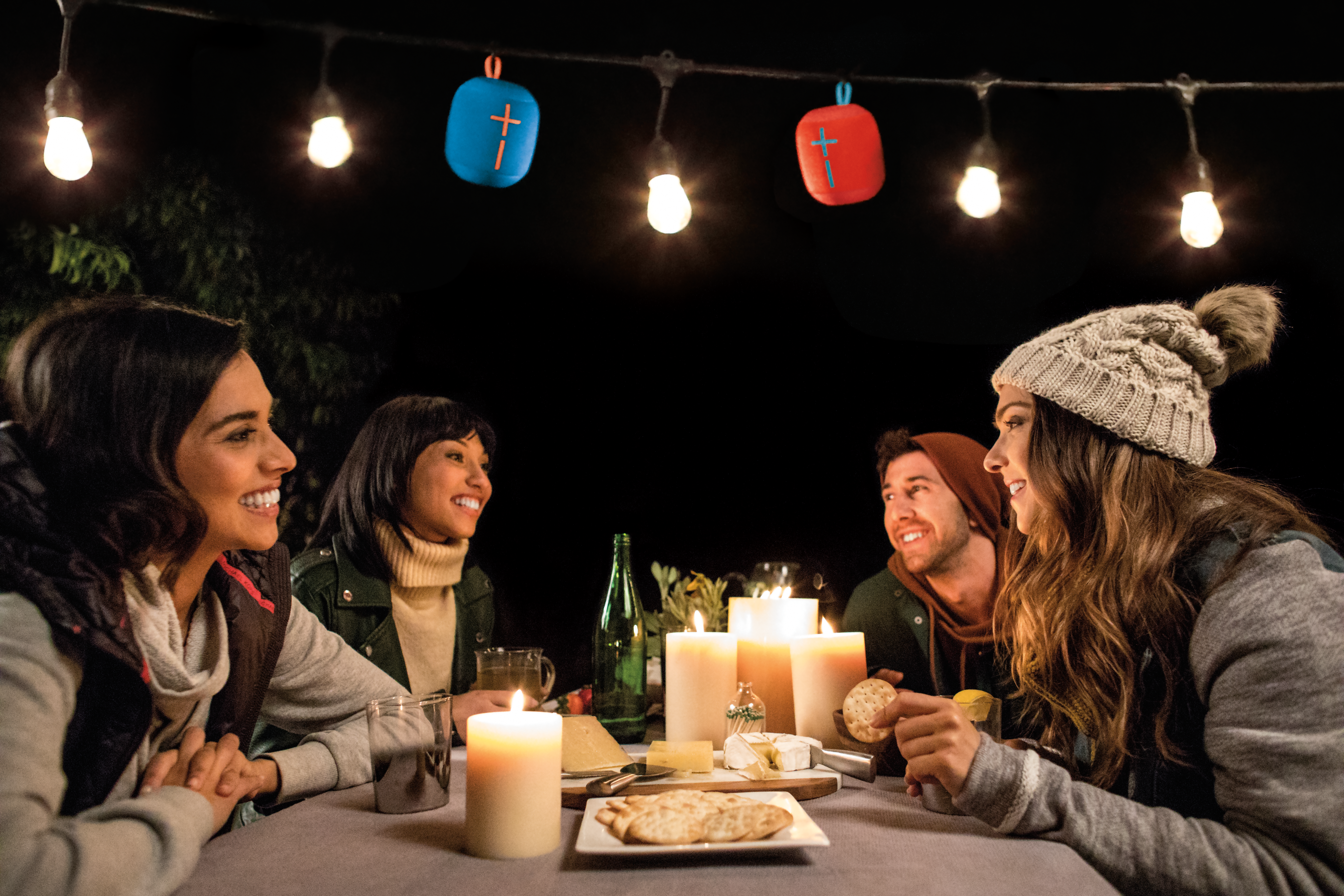 ULTIMATE EARS WONDERBOOM Bluetooth Lautsprecher, Feuerball Rot, Wasserfest