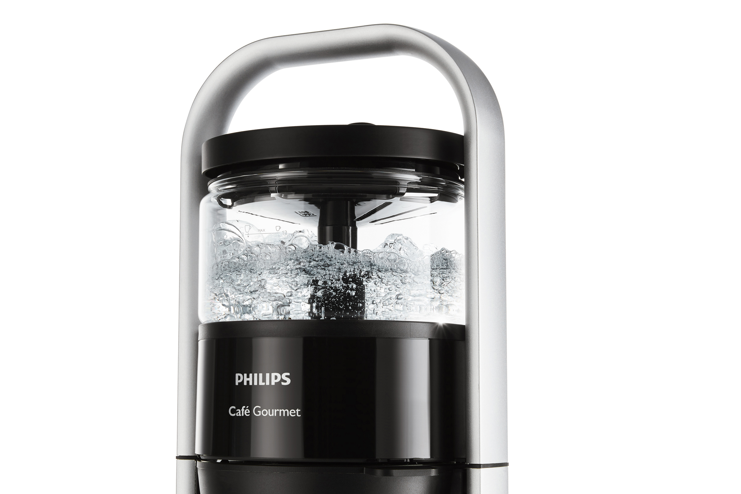 PHILIPS HD5408/29 Café Gourmet Jacobs Edition Kaffeemaschine Schwarz/Silber