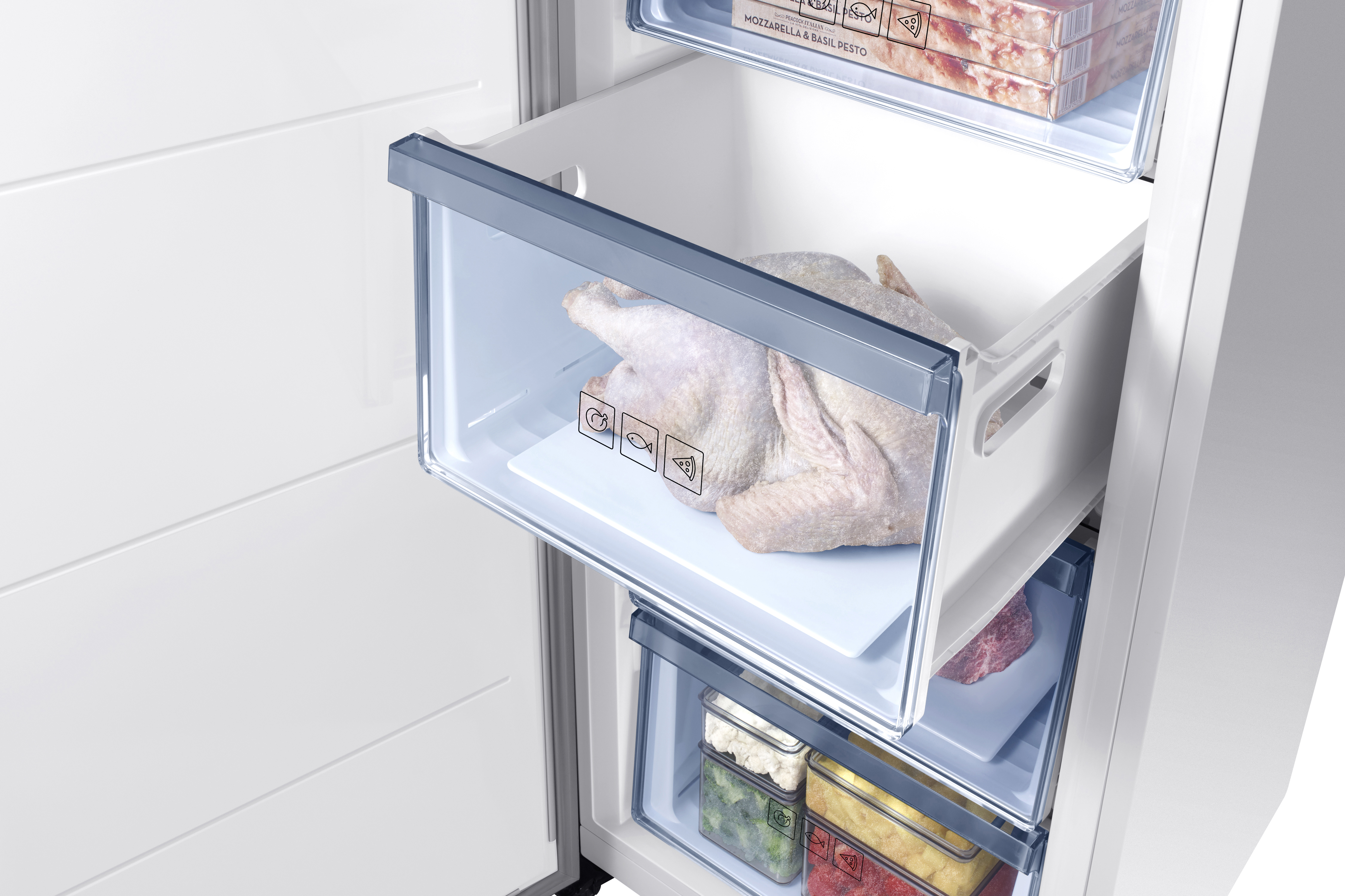 SAMSUNG RZ32M7005WW/EG Gefrierschrank (F, 323 l, 1853 mm hoch)
