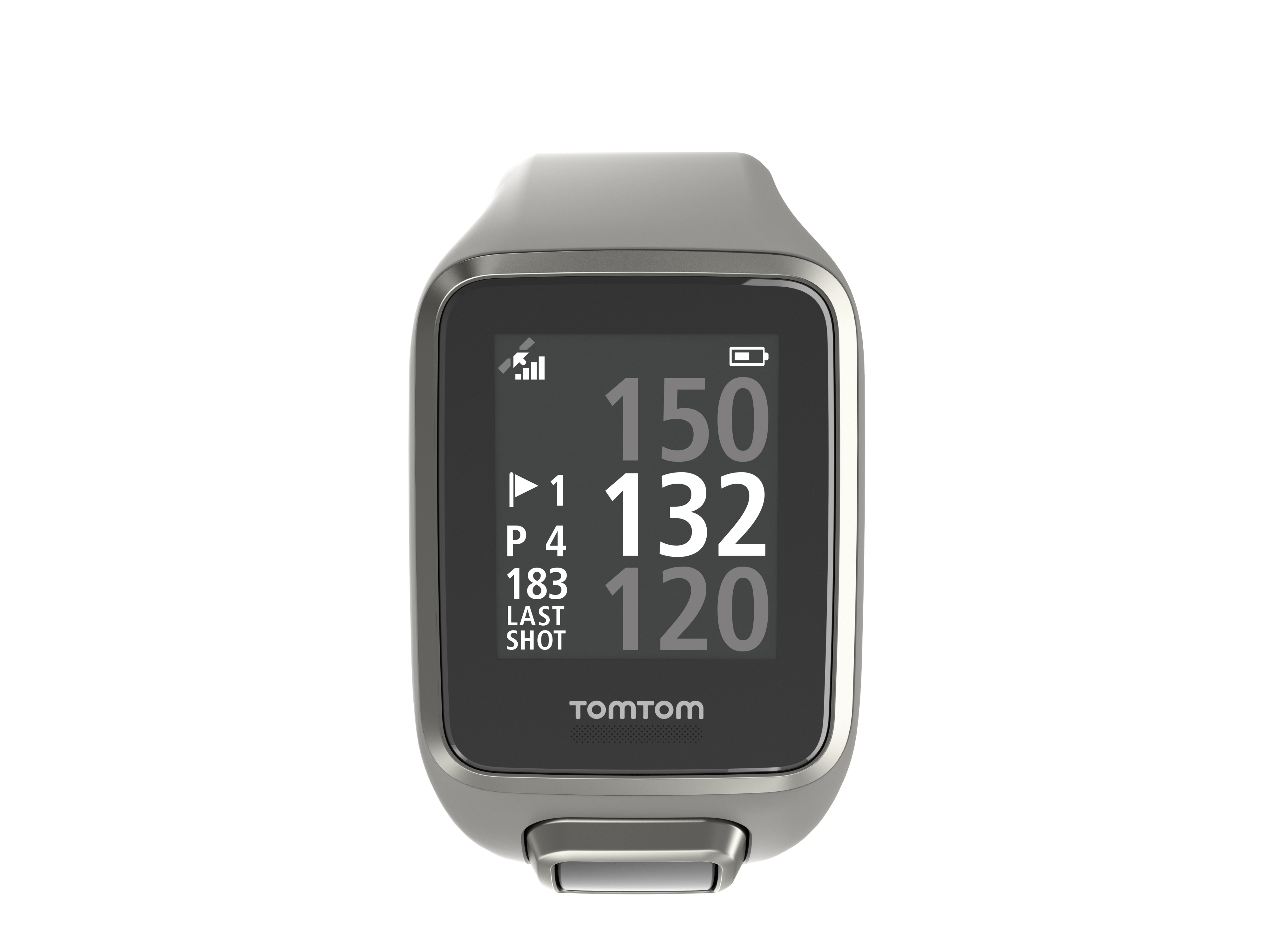 TOMTOM Golfer 2 Small, Fitness Tracker, S (130-170 mm), Hellgrau