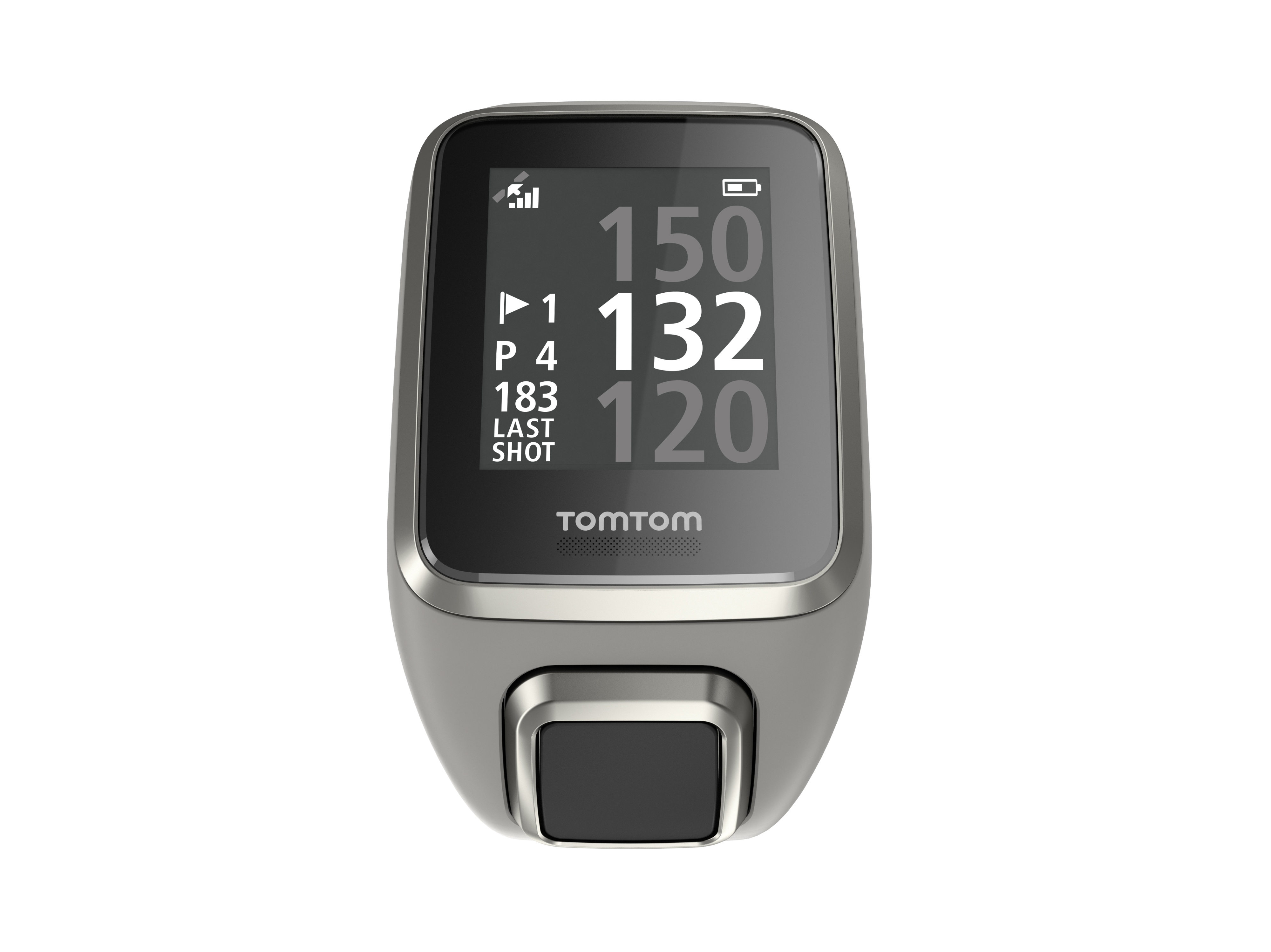 TOMTOM Golfer 2 Small, Fitness Tracker, S (130-170 mm), Hellgrau