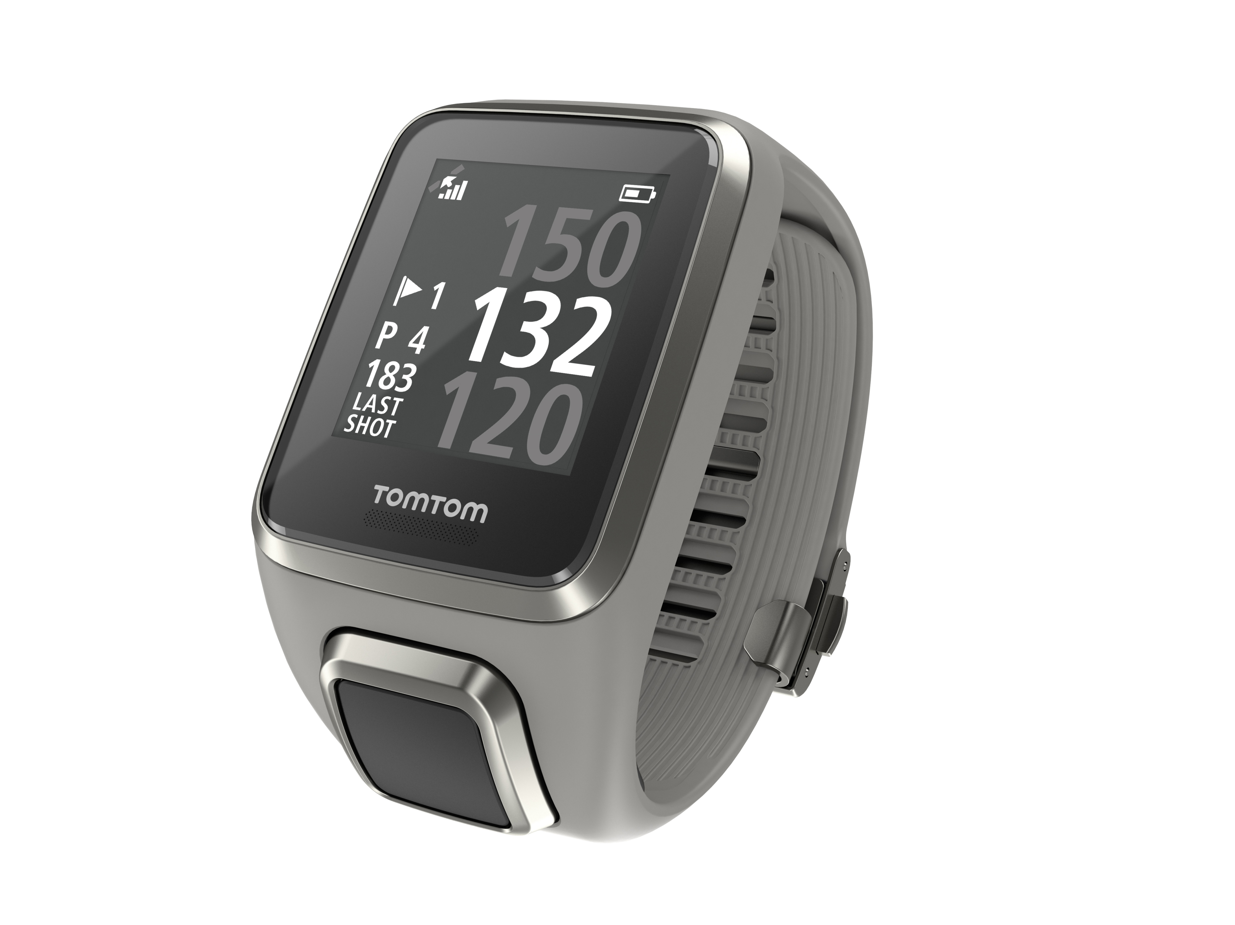 TOMTOM Golfer 2 Small, Fitness Tracker, S (130-170 mm), Hellgrau