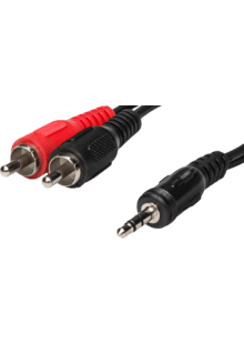 AudioQuest Tower 3,5 mm - 2xRCA 5 m (câble adaptateur mini-jack vers tulp )