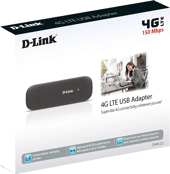 D-LINK Adaptateur USB 4G LTE (DWM-222)