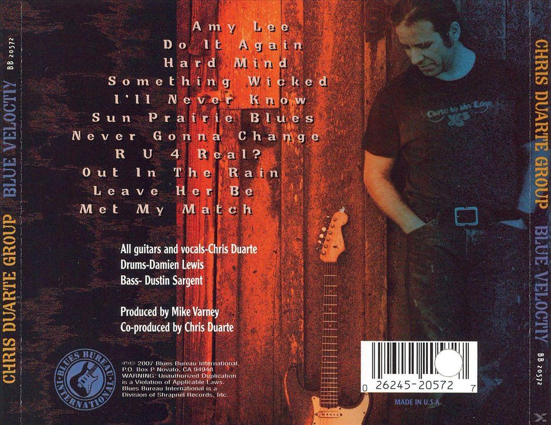 Chris Duarte - Blue Velocity  - (CD)