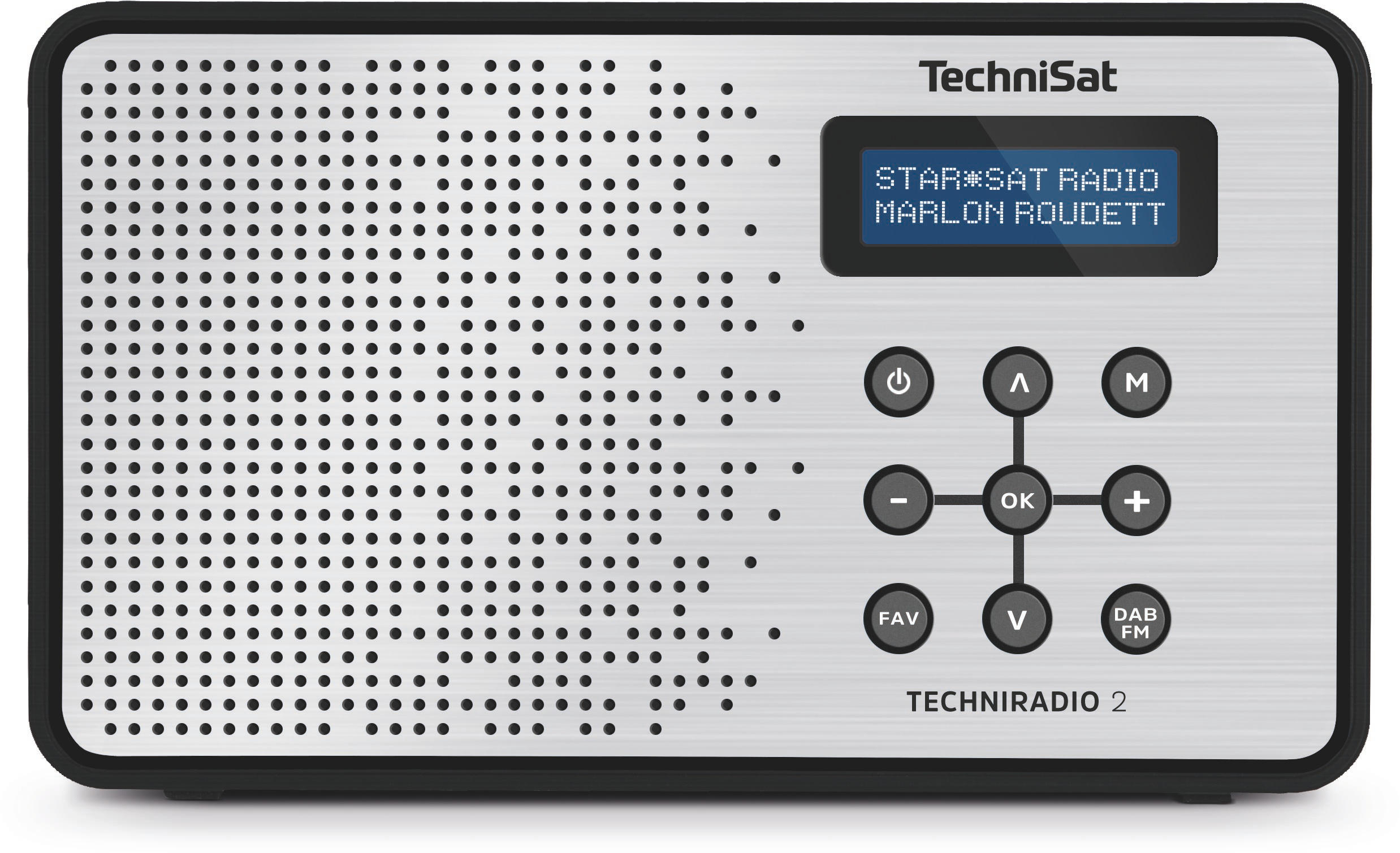 TECHNISAT TECHNIRADIO 2 Radio, Digital, FM, Schwarz/Silber DAB, DAB
