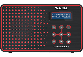 TECHNISAT TECHNIRADIO 2 - Radio numérique (DAB+, FM, Noir/Rouge)