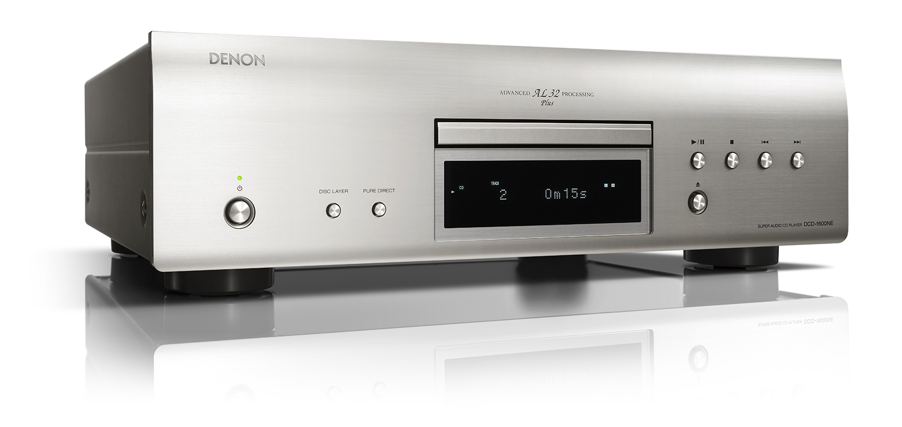 DENON DCD 1600NE HiFi-CD-Player, Premium-Silber