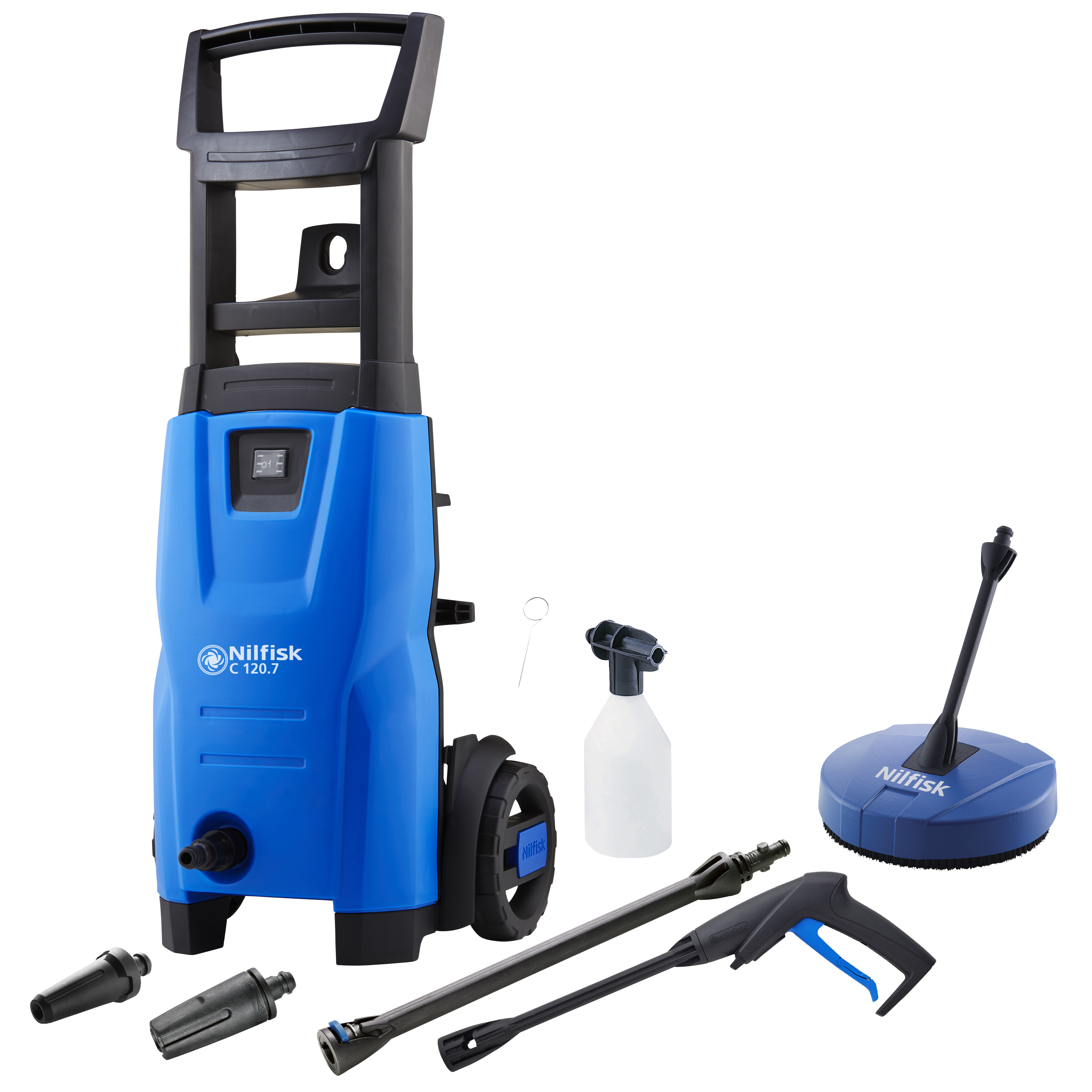 NILFISK 128471007 C 120.7-6 PC Hochdruckreiniger, Blau/Schwarz