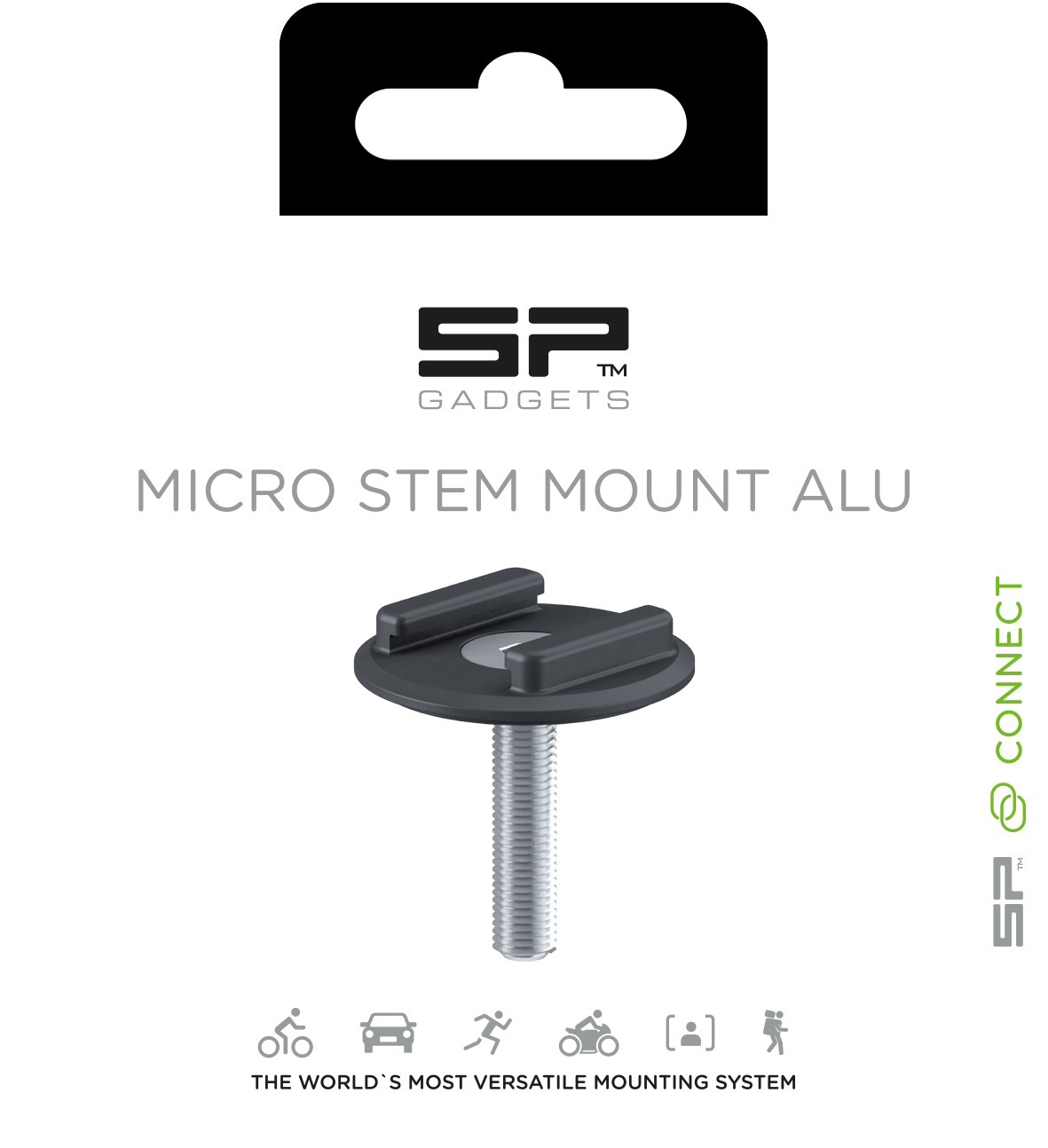 SP CONNECT Connect - Micro Stem Mount Befestigung, Schwarz