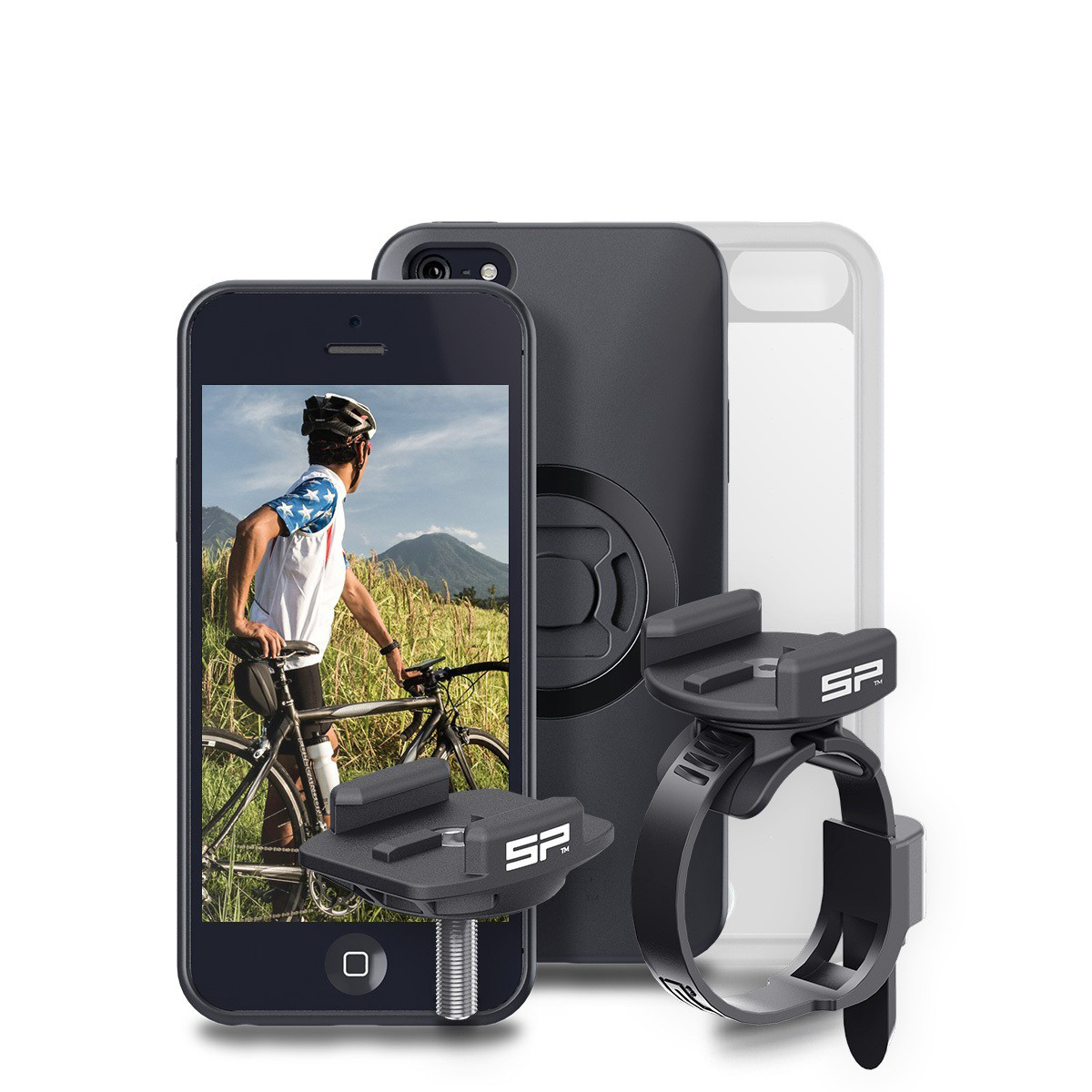 SP CONNECT Connect - Bike Bundle Halterung, Schwarz/Transparent