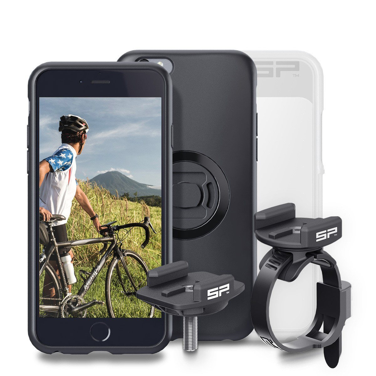 SP CONNECT Connect Bike Bundle Halterung, - Schwarz/Transparent