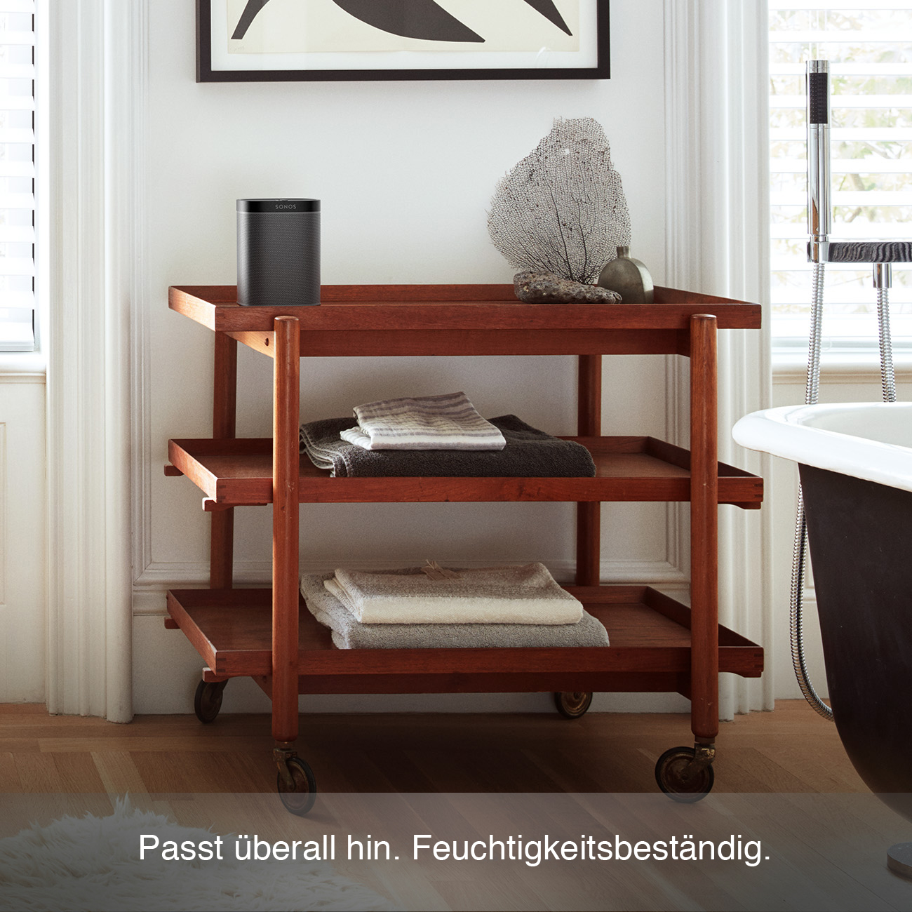 SONOS PLAY:1 Lautsprecher App-steuerbar, Schwarz