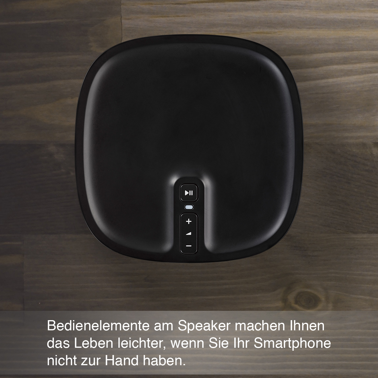 SONOS PLAY:1 Lautsprecher App-steuerbar, Schwarz