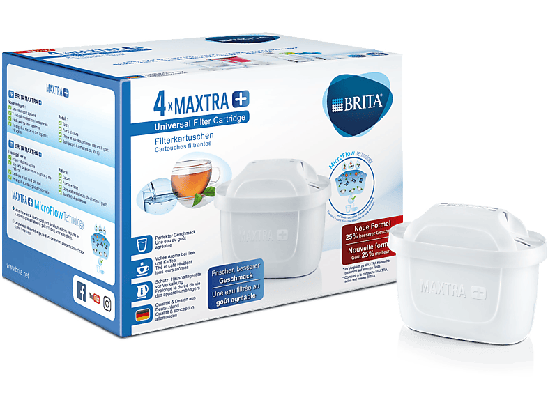 BRITA Filterpatroon Maxtra+ 4 packs (1023124)