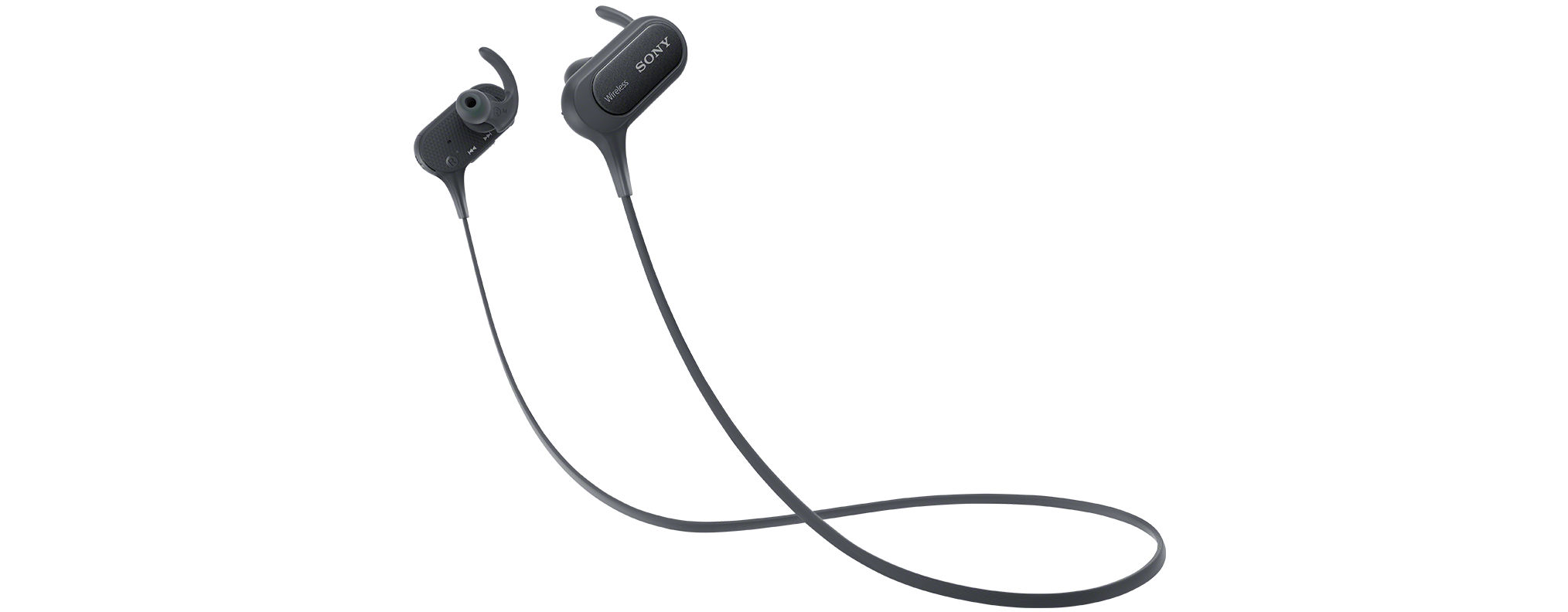 SONY Sport-Wireless-Kopfhörer MDR-XB50BS In-Ear, Spritzwassergeschützt, EXTRA BASS™, Bluetooth
