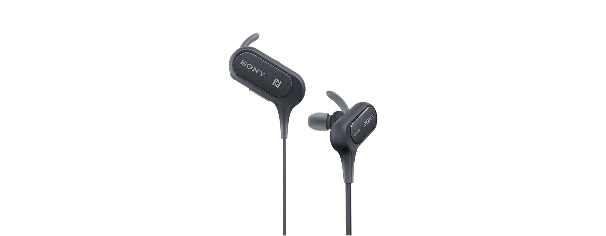 SONY Sport-Wireless-Kopfhörer MDR-XB50BS In-Ear, Spritzwassergeschützt, EXTRA BASS™, Bluetooth