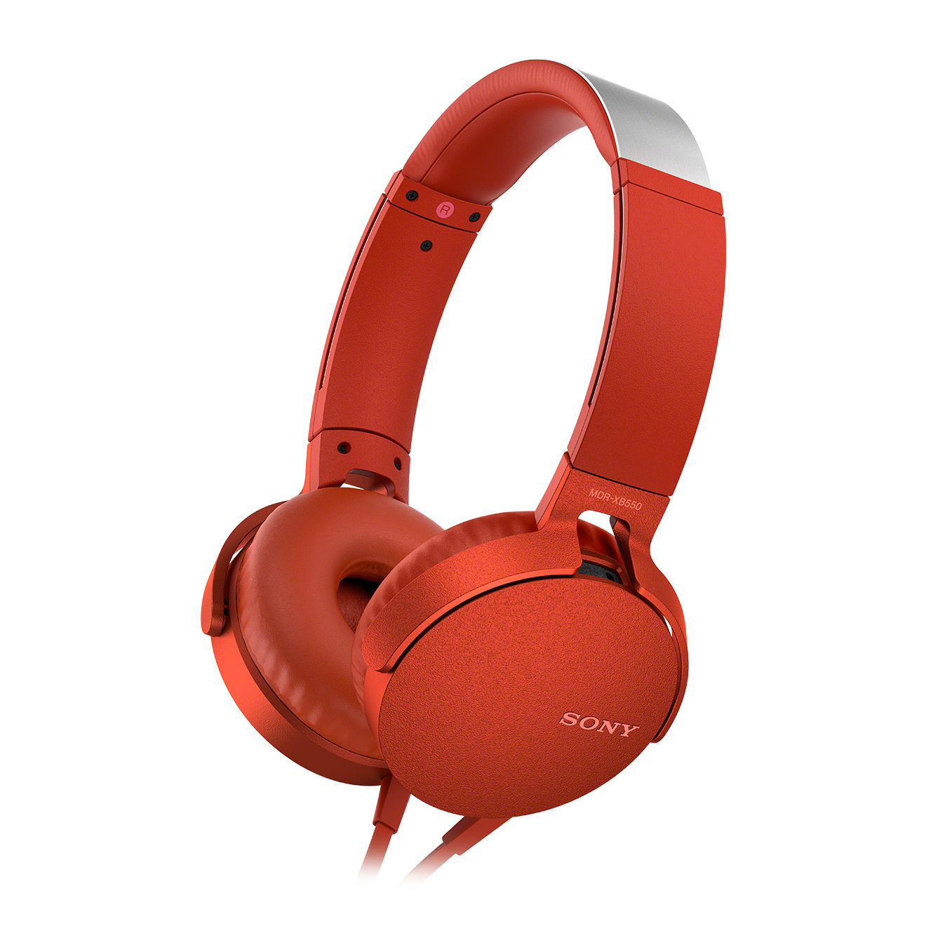 SONY MDR-XB550AP, Rot Kopfhörer On-ear