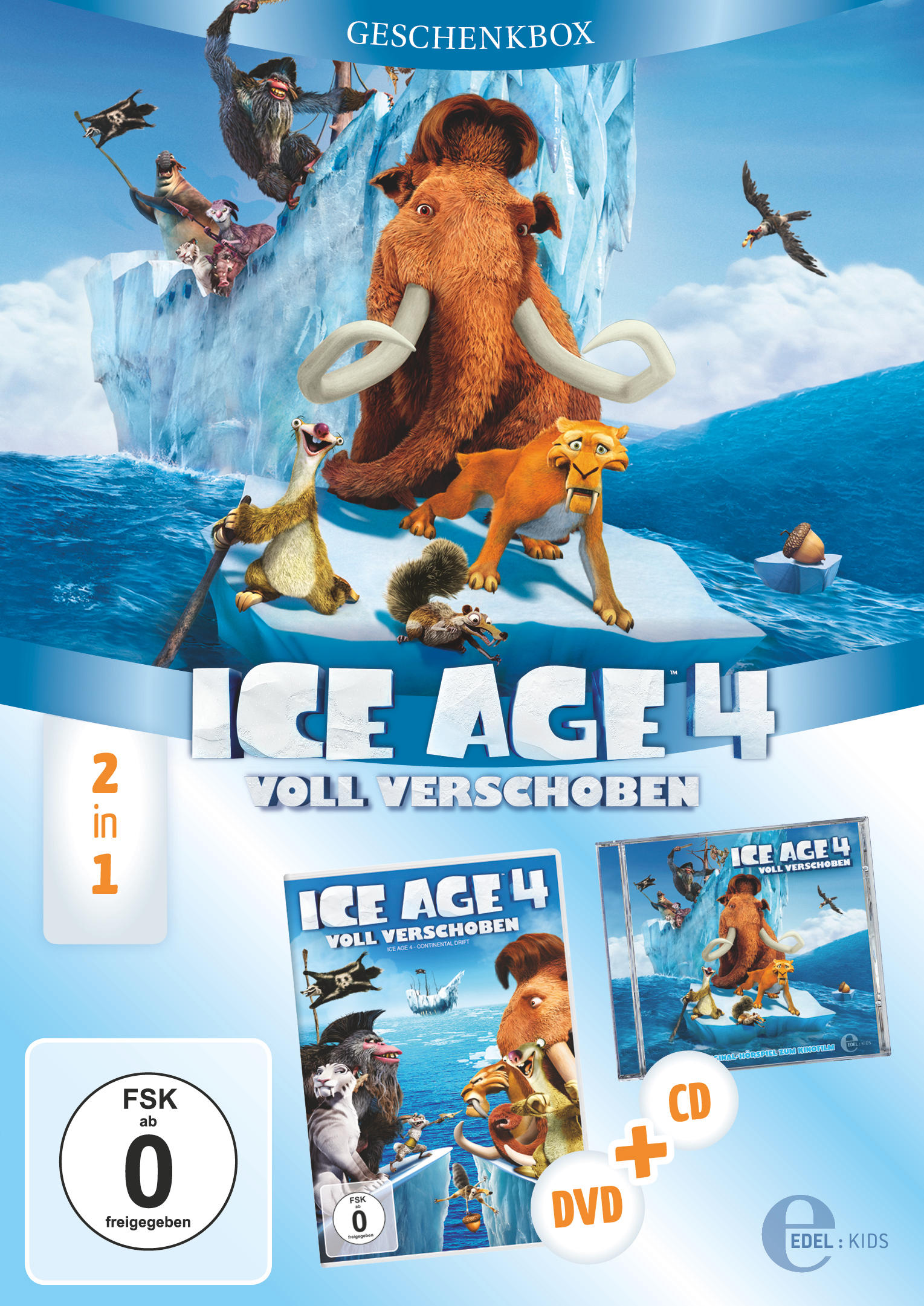 Ice Age CD + 4 Geschenkbox DVD