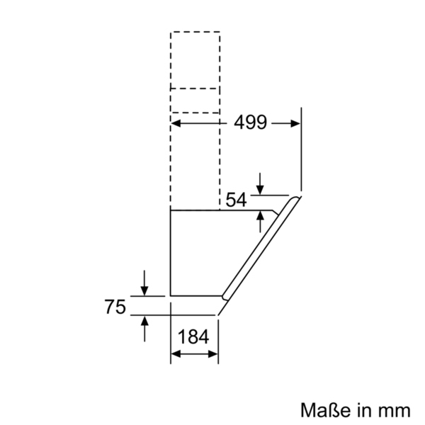 NEFF D65IHM1S0, Dunstabzugshaube (590 mm breit, 499 mm tief)