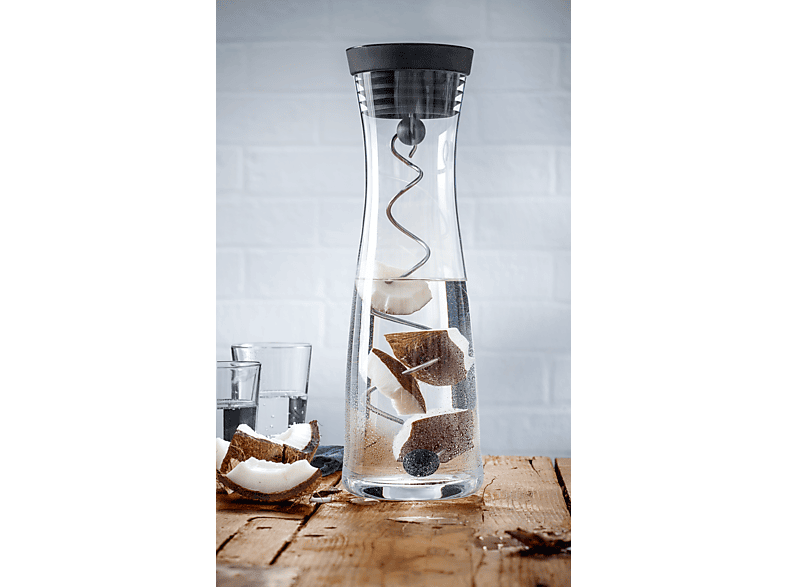 Thumbnail - WMF 06.1770.9995 3-tlg. Wasserkaraffe inkl. Fruchtspieße Transparent/Silber/Schwarz