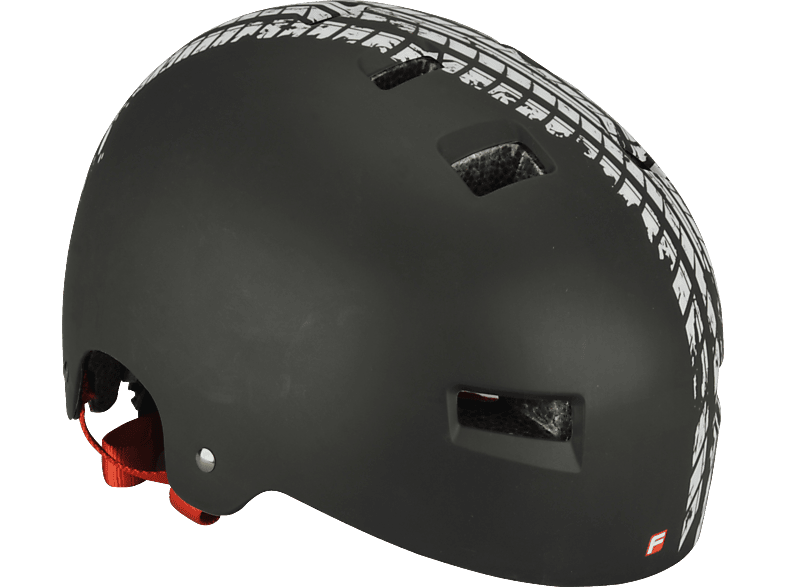 FISCHER 86717 BMX TRACK (Fahrradhelm, 58 - 61 cm, Schwarz)