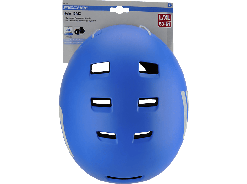 FISCHER 86719 (Fahrradhelm, 58 - 61 cm, Blau)
