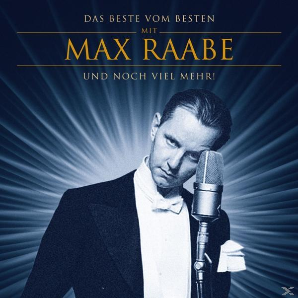 Albumcover mit Max Raabe, der ein Mikrofon hält, in einem Anzug, mit Text.