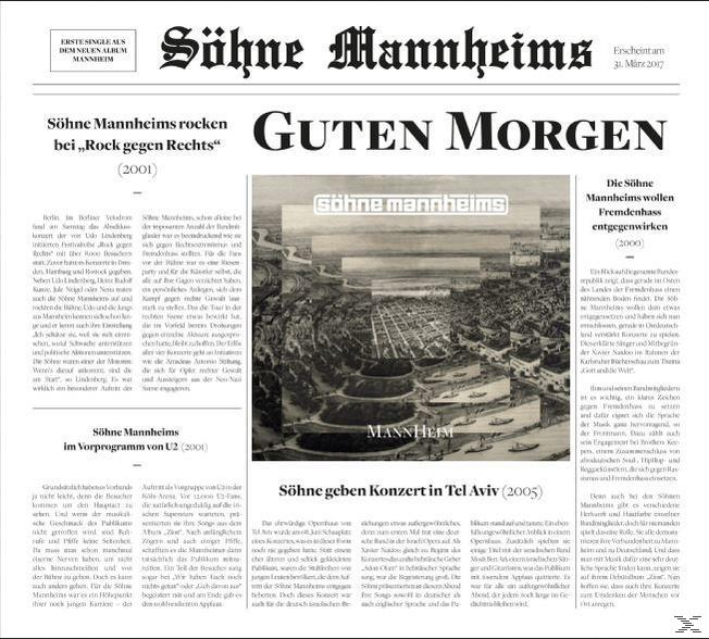 Söhne Mannheims - Guten Morgen (Limitiert, exklusiv nur bei uns)  - (CD)