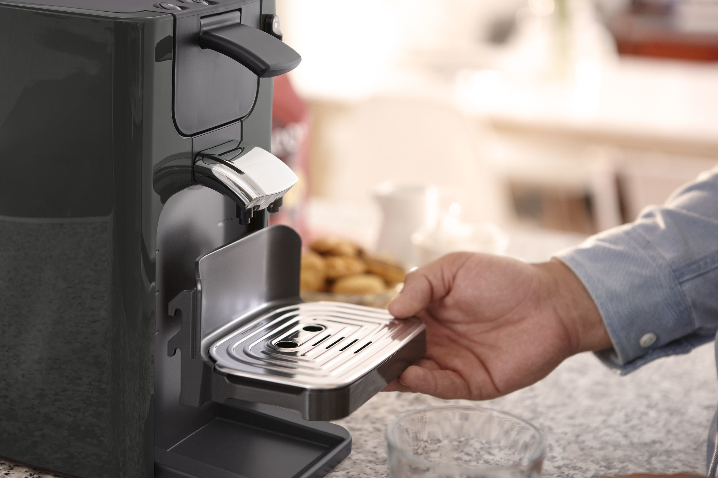 PHILIPS SENSEO® Quadrante HD 7868/20 Padmaschine, Kaschmirgrau