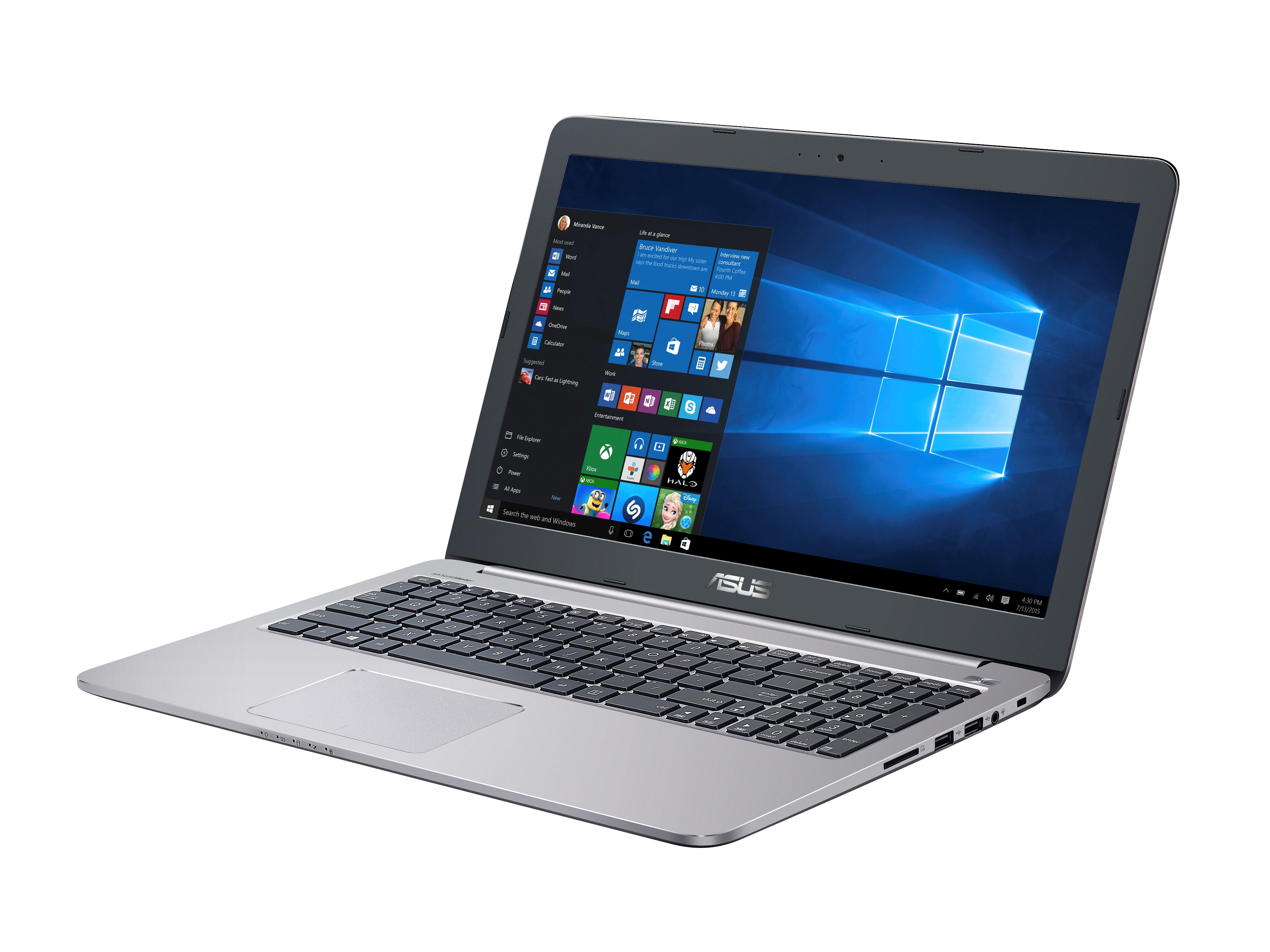 ASUS A501UX-DM194T - 15,6 Zoll - Intel® Core™ i7 i7-6500U - 8 GB - 256 GB - NVIDIA GeForce® GTX 950 - Windows 10 Home (64 Bit)